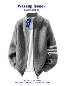 Wealthy Vintage Style Simple Double Zipper Sweater