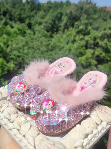 MENGBEIHUAN | Fashionable Warm Fur Children Slippers