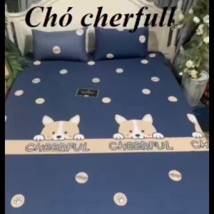 Bộ ga gối ( ga trải giường và vỏ gối nằm ) | Thiết kế mẫu mã dễ thương và nhiều mẫu khác Nguyệt Ánh bedding [Khủng Long Vàng]