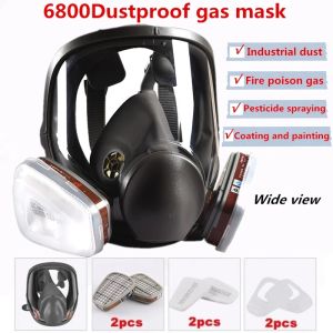 Anti-Fog 6800 Gas Mask Industrial Painting Spraying Respirator Safety Work Filter Dust Proof Full Face Formaldehyde Protection