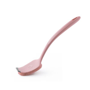 kochblume | Long Handle Stainless Steel & Silicone Pot Scrubber