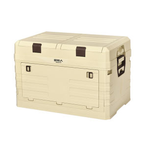 The Primitive | Multifunctional Outdoor Camping Storage Chest Table Open Design