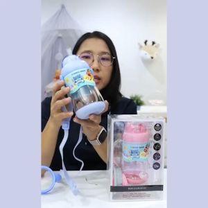 MARCUS & MARCUS กระติกน้ำพร้อมสายสะพาย 2 STAGE TRITAN STRAW BOTTLE