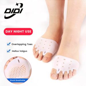 DIDI 1Pair Toe Separator Hallux Valgus Silicone Corrector Bunion Orthotics Protector Forefoot Pad