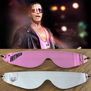Licensed Vintage Bret Hart Hitman Hart Wrap Around Shades Sunglasses New Motorcycle glasses