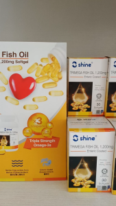 Shine Trimega Fish Oil 1200mg 鱼油 Exp:21/09/2026