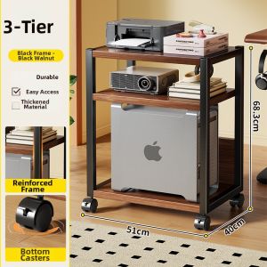 Office Printer & Computer Storage Shelf Mobile
