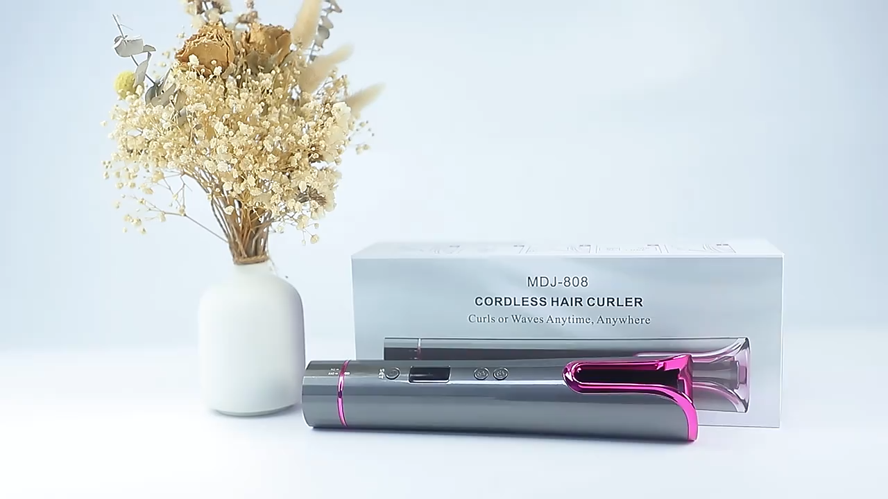 NEW+Automatic Curler Iron Ceramic Curling Curler Stick Fast Heating Multi-Function Hair Styler Stick Temperature-Adjustable 360 Rotating Constant Curling Iron