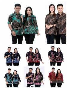 Batik Couple Motif Tradisional Kombinasi - Nyaman untuk Keseharian