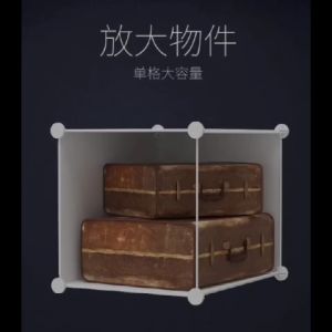 Classic Black 8Door Clothes Organization Storage Rack Cabinet Bedroom Furniture Rack Cupboard Almari Baju Rak Baju