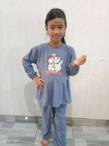 Setelan Knit mixue anak terbaru / 1/11 thn
