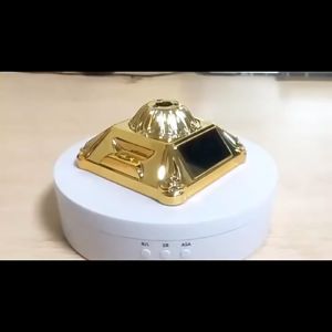 TaffSTUDIO BK360 Alas Putar Fotografi Produk Live Konten Rotating Display Stand Base 13.5cm