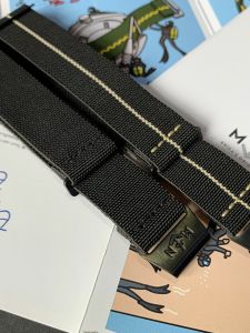 Special Edition French MN Strap Retro Elastic Nylon Paratrooper NATO Water Ghost Super Bully Biwan Seahorse Strap