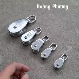 Ròng rọc thép không gỉ 304 cao cấp bền bỉ và an toàn cho các ứng dụng kéo.