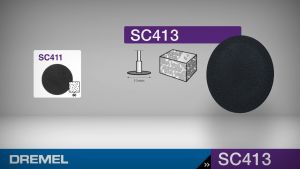 [ GH HARDWARE ]  DREMEL SC413 Sanding Disc 31.8mm 240 Grit - SC 413 - 6pcs/pkt