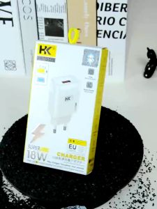 HK D56 Charger 18W Fast Charging SuperVooc Untuk Oppo Samsung Xiaomi Micro Type C