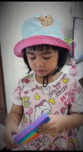 [BISA COD] Topi Anak - Bucket Hat Tali Untuk Anak