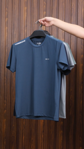 Áo thun thể thao Guzado Chất vải thun coolmax co giãn thoáng mát vượt trội thiết kế basic nam tính khỏe khoắn nhiều màu dễ lựa chọn GTS06