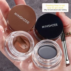 Matte Finish Eyeliner Gel Cream Smooth Gliding Highly Pigmented Precise Thin Thick Lines Professional Quality Makeup Waterproof
