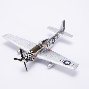 P51-D Mustang 1/72 Scale Model airplane (including base) Scale model Home placement collection and decoration Creative gift