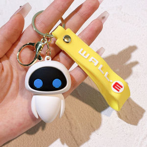 Herocross | Anime Cute Big White Returns Robot WALL-E EVE Keychain Super Hero Car Schoolbags Bags Pendants Couple Birthday Gift