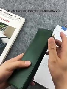 Túi Đựng Kèn Harmonica 24 Lỗ Bằng Da Nhân Tạo Có Khóa Cho Nhạc Cụ Học Sinh
