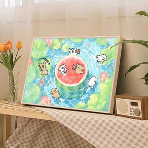 Đồ Thủ Công DIY Đá Quý Búp Bê Con Chó Dây Chuyền Đồ Trang Trí Mùa Hè Giải Trí Búp Bê Con Chó Dễ Thương Đồ Thủ Công EVA Trẻ Em