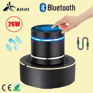 Adin | Adin 26w Vibro Bluetooth Speaker Mini Portable Wireless Subwoofer Neighbor Vibration Resonance Music Speakers Column For Phone