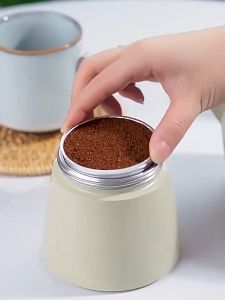 150ML/300ML Mocha Pot Italian Mocha Coffee Handmade Coffee Pot Wooden Handle Mocha Coffee Pot moka pot