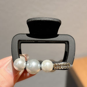 Tea Flower Hair Clip Womens Short Hair Transition Period Back of Head Clip Half Updo Hair Accessory Elegant Small Grab Clip