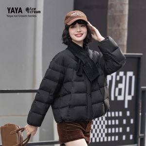 YAYA | Fashion Warm Lightweight Down Jacket New Design Short Style