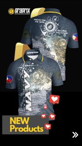 Navy V3 Full Sublimation Polo Shirt: Dive into Style with All-Over Print and PolyDex Comfort
