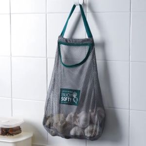 [HCM] Túi lưới đựng hành tỏi rau củ quả treo tường tiện lợi-(Mẫu xanh  lá&bé )-Joyee810