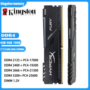 RAM DDR4 4GB 8GB 16GB 2133 2400MHz 2666MHz 3200MHz Desktop Memory 1.2V DIMM Gaming Memory for Desktop New Hyper Fury