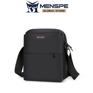 MENSPE Mens Shoulder Bag Cross Body Bag Casual Waterproof Oxford Bag Multi-Layer Large Capacity Casual Sport Street Bag for Travel Outdoor Leisure Office