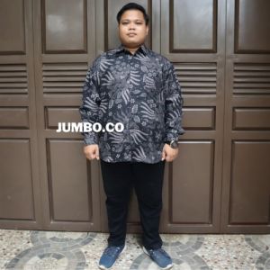 Kemeja Batik Jumbo Pria Lengan Panjang Big Size Premium