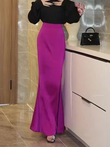Elegant Pink Satin Halter Neck Mini Dress Womens Summer New High Waist Draped Slim Fit Bodycon Midi Skirt Commute Korean Style