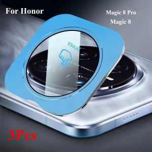 3PCS Camera Tempered Glass For Honor Magic 8 Pro Full Glue Lens Protector For Honor Magic8 Pro Lens Cover