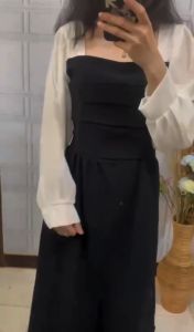 Dress Pesta Lengan Panjang Dress Korea