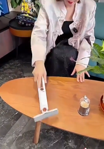 🧽ST002🧽 ไม้ถูพื้น แบบพกพา ทำความสะอาด ห้องน้ำ กระจก เครื่องมือทำความสะอาด การดูดซับน้ำได้อย่างมีประสิทธิภาพ