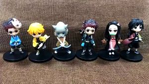 Mô hình nhân vật đứng Thanh Gươm Diệt Quỷ Tanjiro Tanjirou Nezuko Inosuke Zenitsu Kimetsu no Yaiba Demon slayer