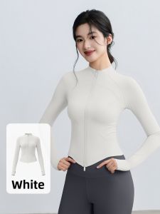 DAJIRIJI | Autumn Winter Dual Zip Yoga Coat Women