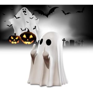 Multi-Functional Ghost Statues Cute Ghosts Small Horror Ghosts Halloween Home Decorations Coffee Table Centerpieces Shelf Decorations