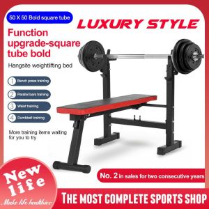 Adjustable bench barbell bench dumbbell bench Weight lifting bench Barbell bench bench bench bench weightlifting bench Bench with rack Weight lifting chair weight lifting chair fitness chair Fitness chair,Luxury style(Same day delivery)