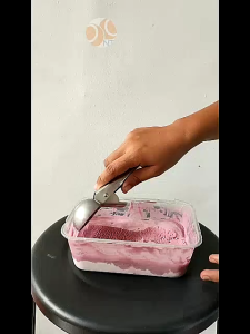 Sendok Es Krim Ice Cream Scoop Spoon stainless steel - Silver