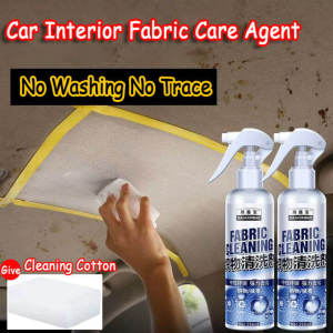 Interior Cleaner Car Seat Home Sofa Foam Cleaner Multipurpose Roof Fabric Car Seat Cleaning Fabric Car Interior Ceiling Fabric Care Cleaner Stain Odor Remover No Washing 内饰清洗剂