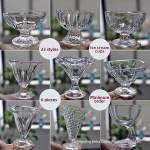 MEISITEKEKE | Dessert Ice Cream Multi-use Bowl Glass Thick