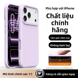 Ốp lưng điện thoại iphone 17 Pro Max 17 Pro chất liệu silicon phù hợp với nữ