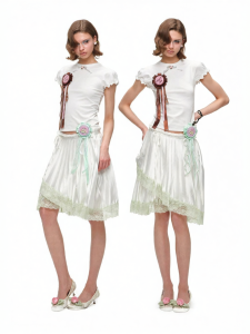 1JINN STUDIO | Elegant Stretchable Short Sleeve T-Shirt