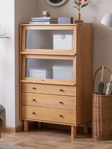 YIJU NIAO | Real Wood Chinese Arbor Day Cabinet Modern Minimalist